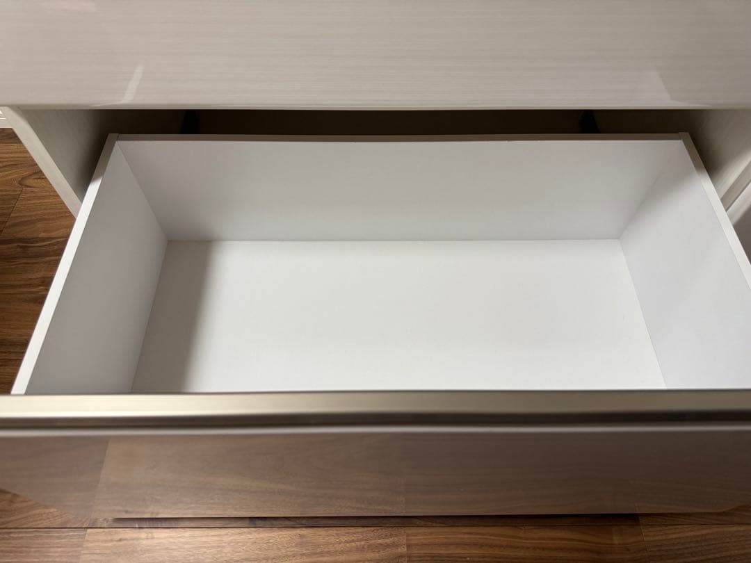 【値引き】ホワイト 大型キッチン収納 ダイニングボード 120 かねたや家具