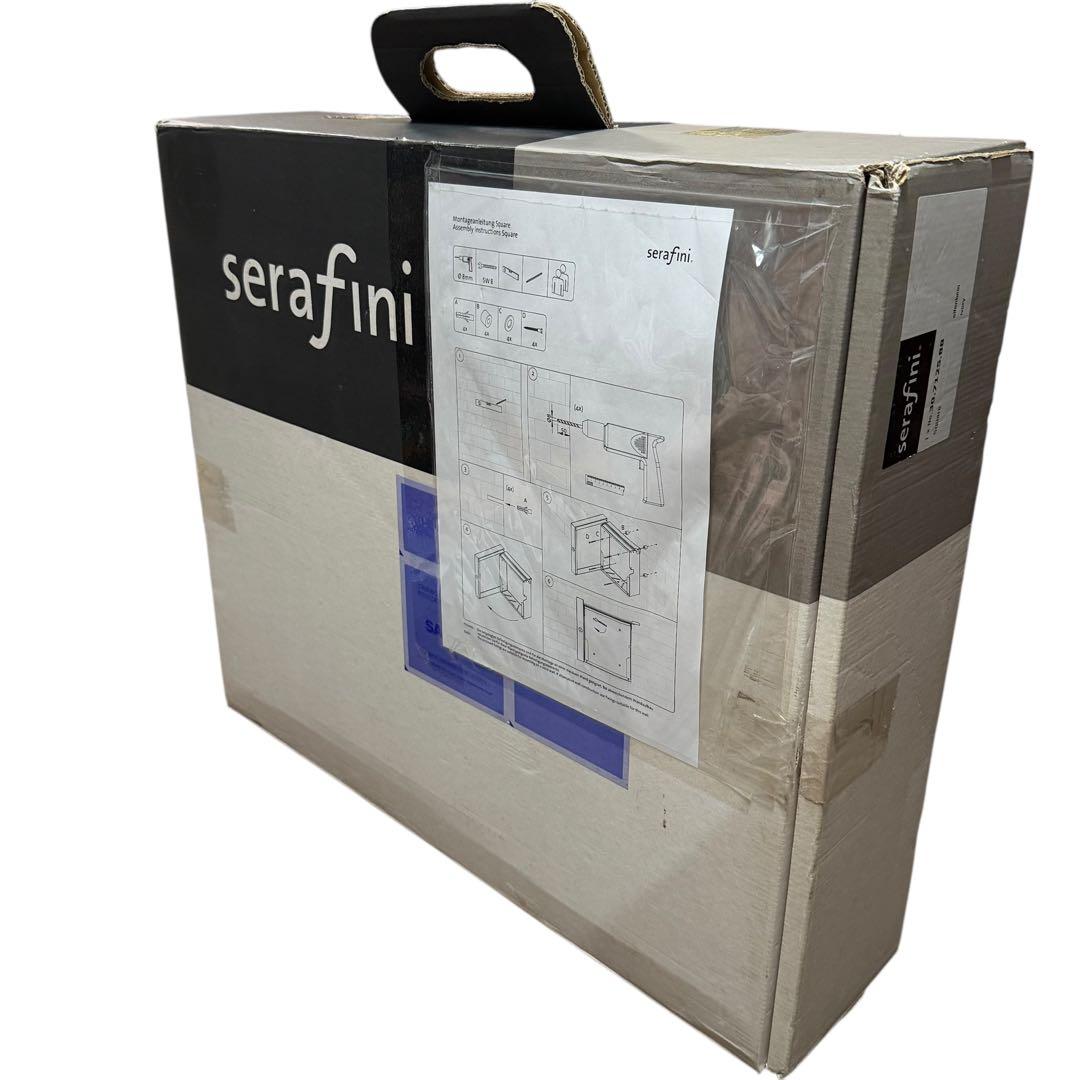 ドイツ製 Serafini 高級 メールボックス 鍵付き 未使用品 アイボリー