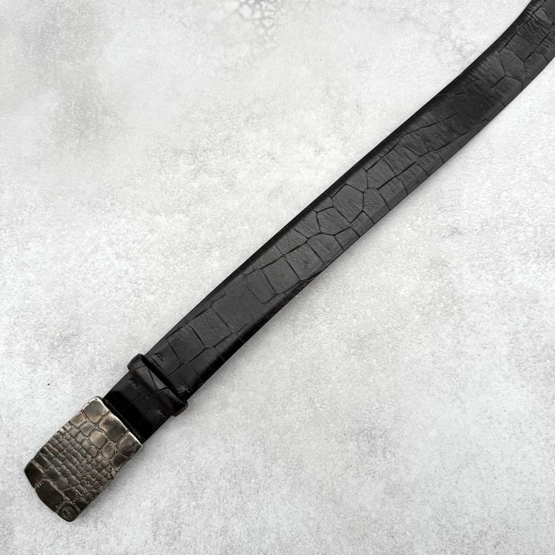 美品 GIORGIO ARMANI leather belt SIZE 48