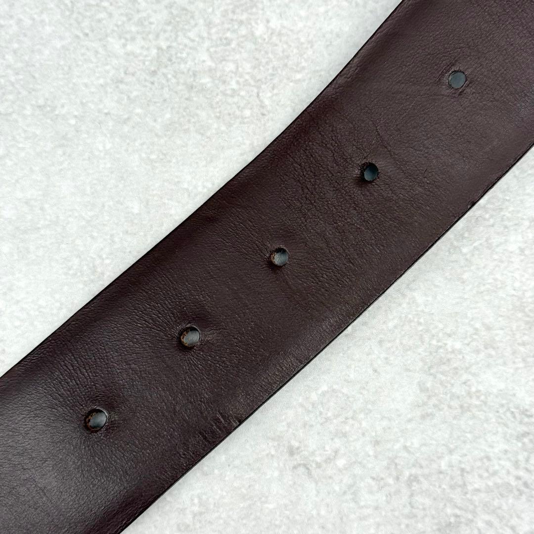 美品 GIORGIO ARMANI leather belt SIZE 48