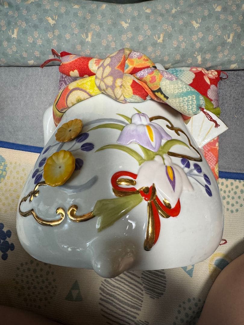 招き猫　猫舎道楽堂　陶器