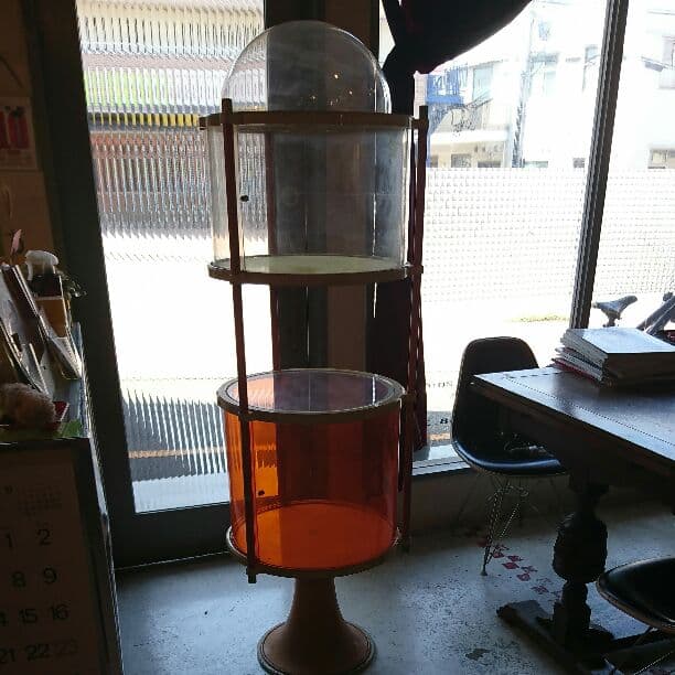 アンティークアクリルディスプレイラック