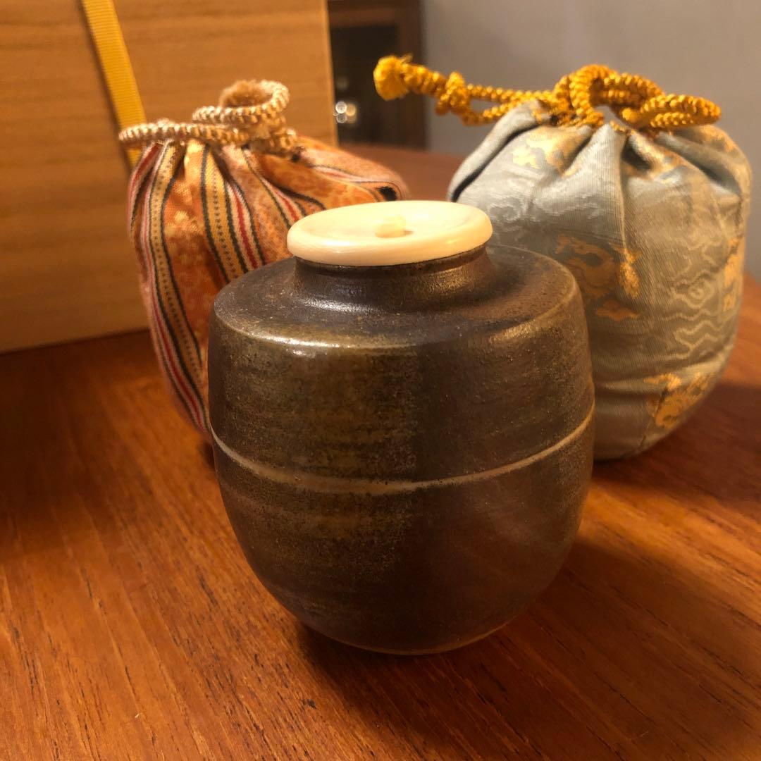 茶入　茶道具　備前