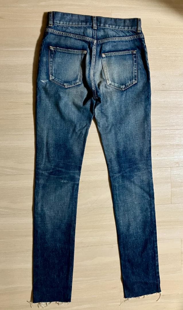【ほぼ未使用】サンローランパリ ストレートフィット ジーンズ（ブルーデニム）