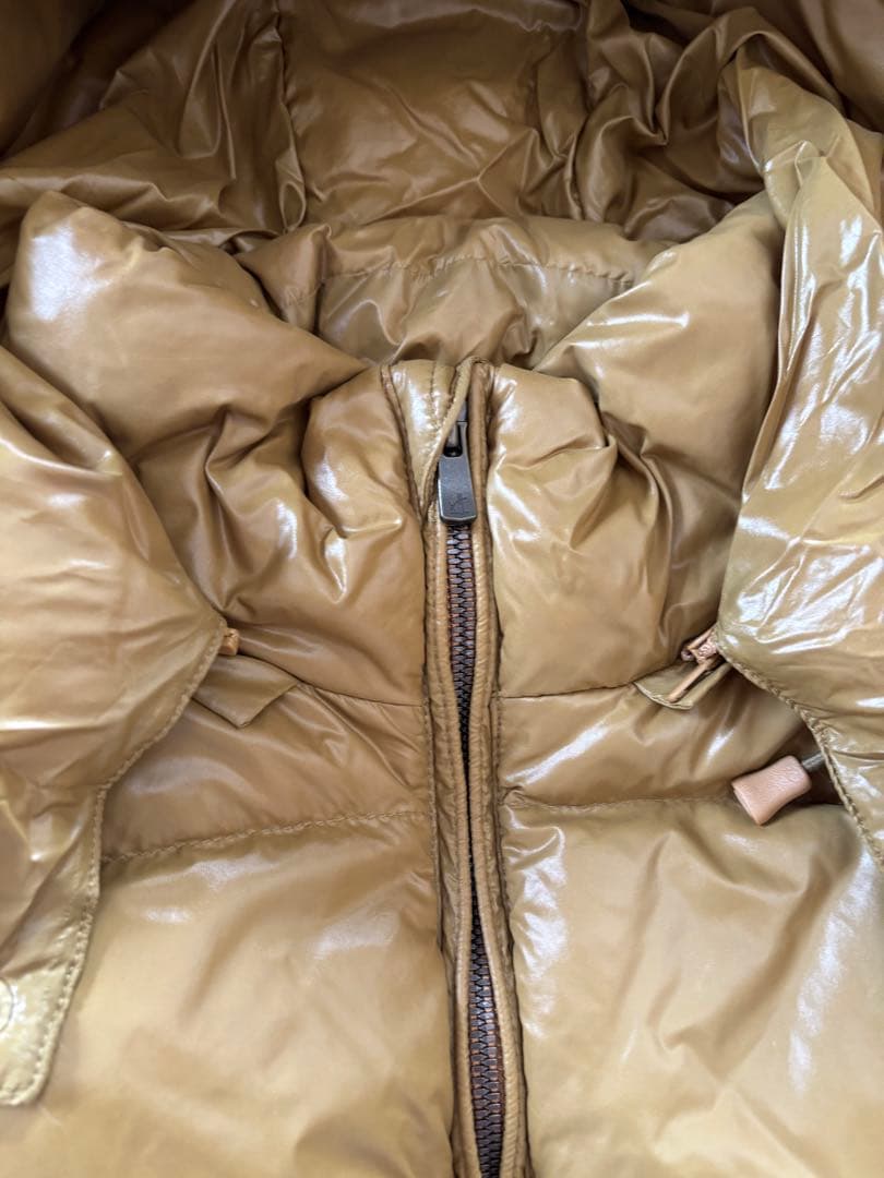 【Johnbull】ジョンブル フード付きダウンベストF マスタード