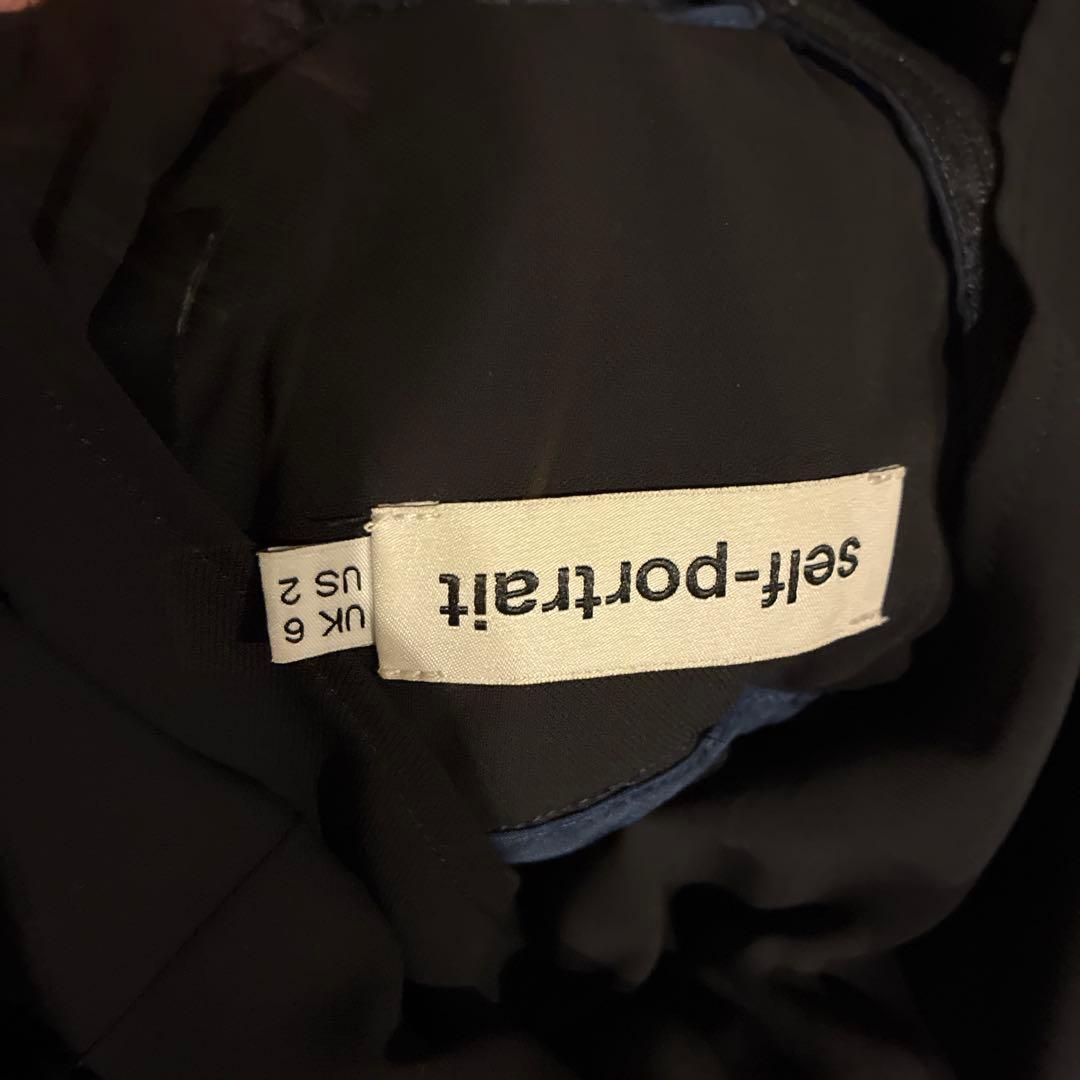 セルフポートレイト　刺繍　トップス