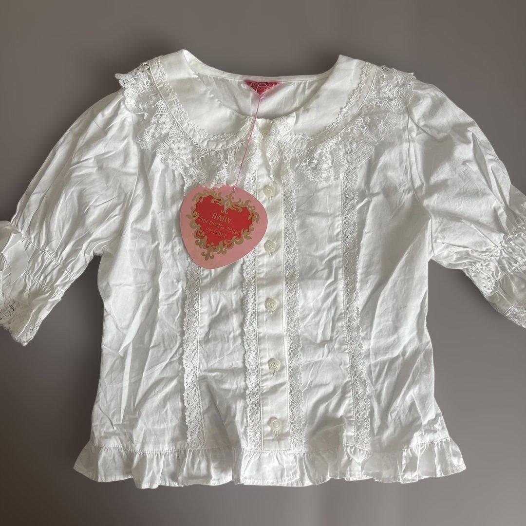 【未使用】BABY, THE STARS SHINE BRIGHT 半袖ブラウス