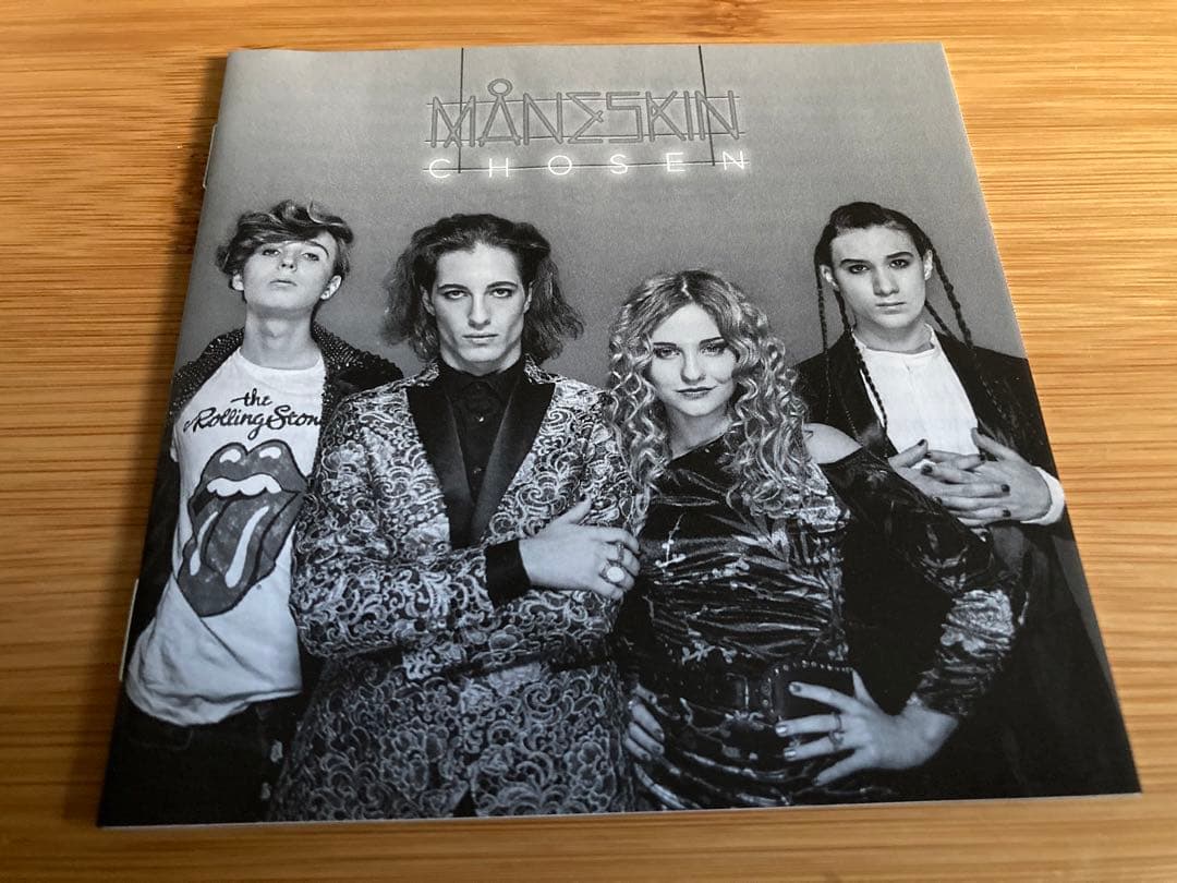 ダミアーノ直筆サインマネスキンmaneskin メガジャケット付chosenCD