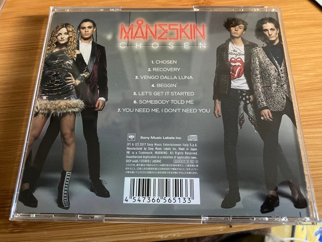 ダミアーノ直筆サインマネスキンmaneskin メガジャケット付chosenCD