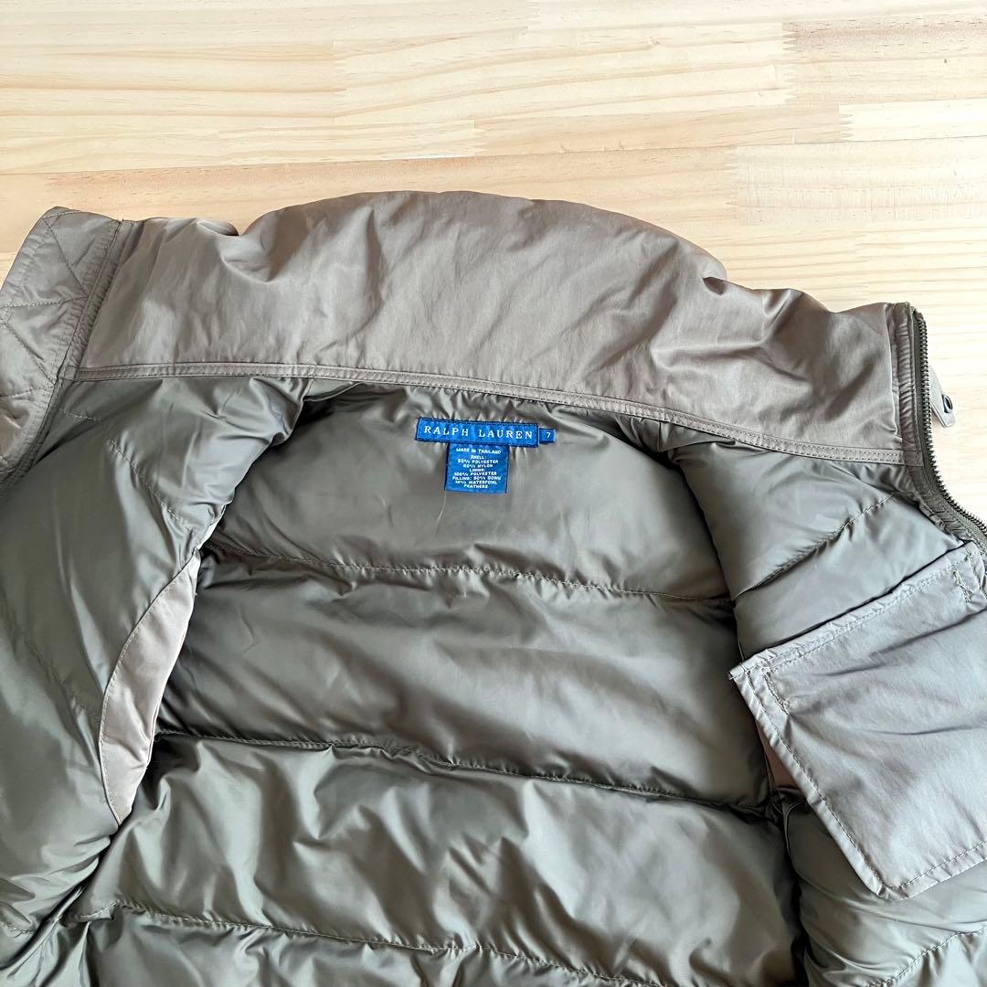 良品 Ralph Lauren ダウンベスト ロゴベルト 7