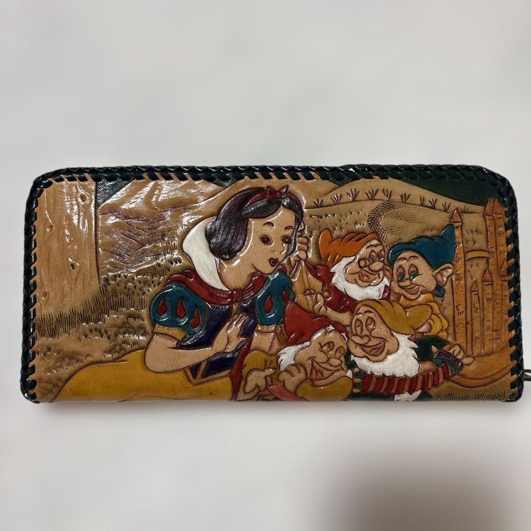 スノーホワイト レザー長財布 本革