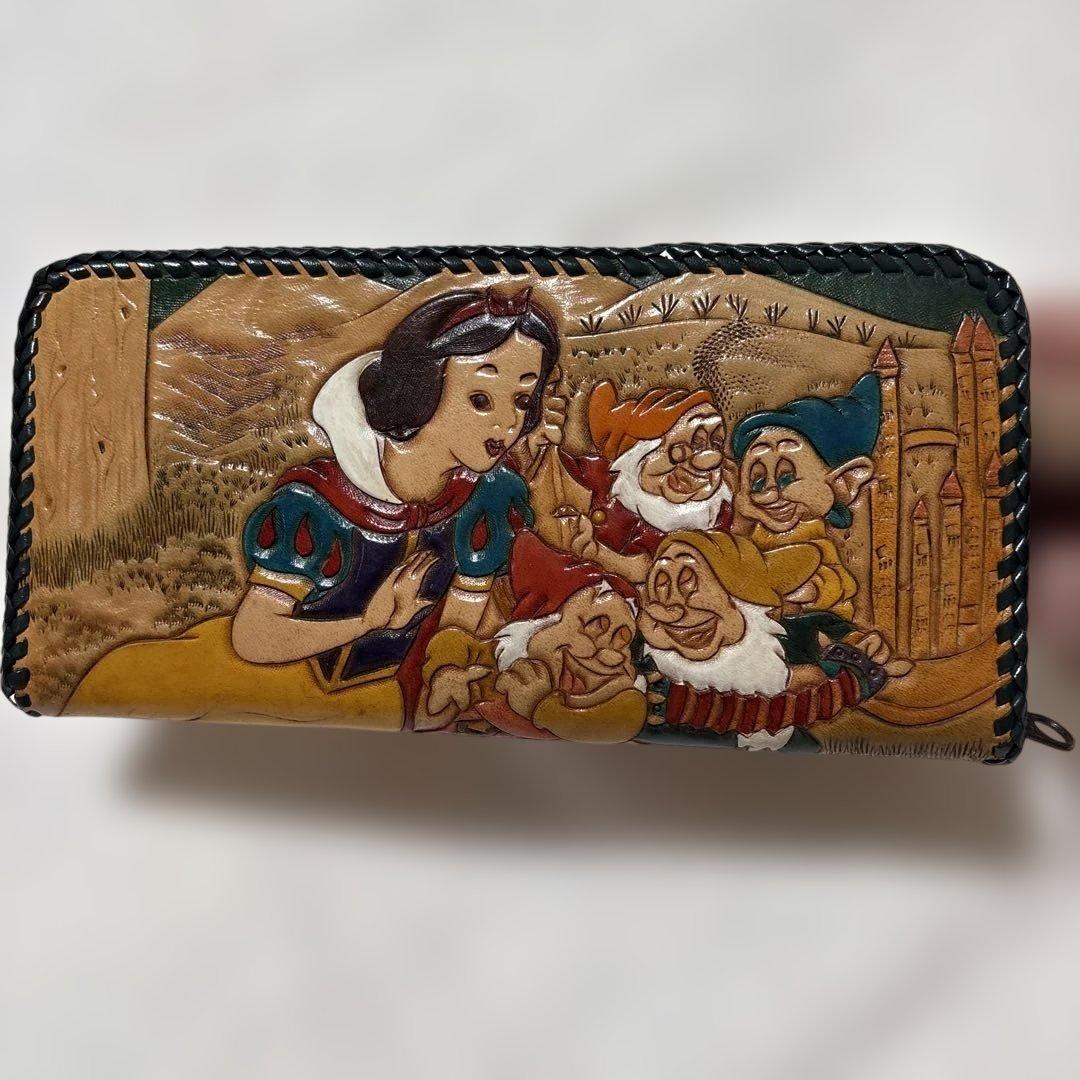 スノーホワイト レザー長財布 本革