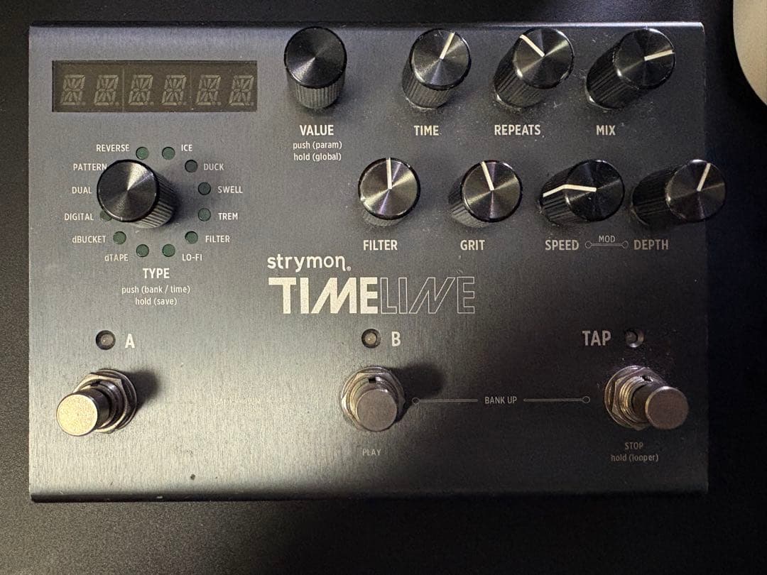 ギター Strymon. Time line