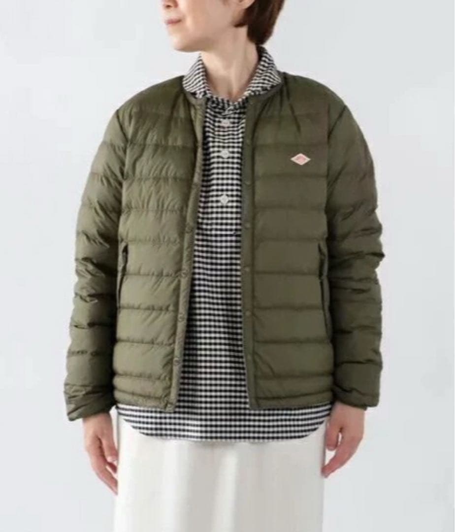 新品 Dantonダントン インナーダウン ジャケット　OLIVE M