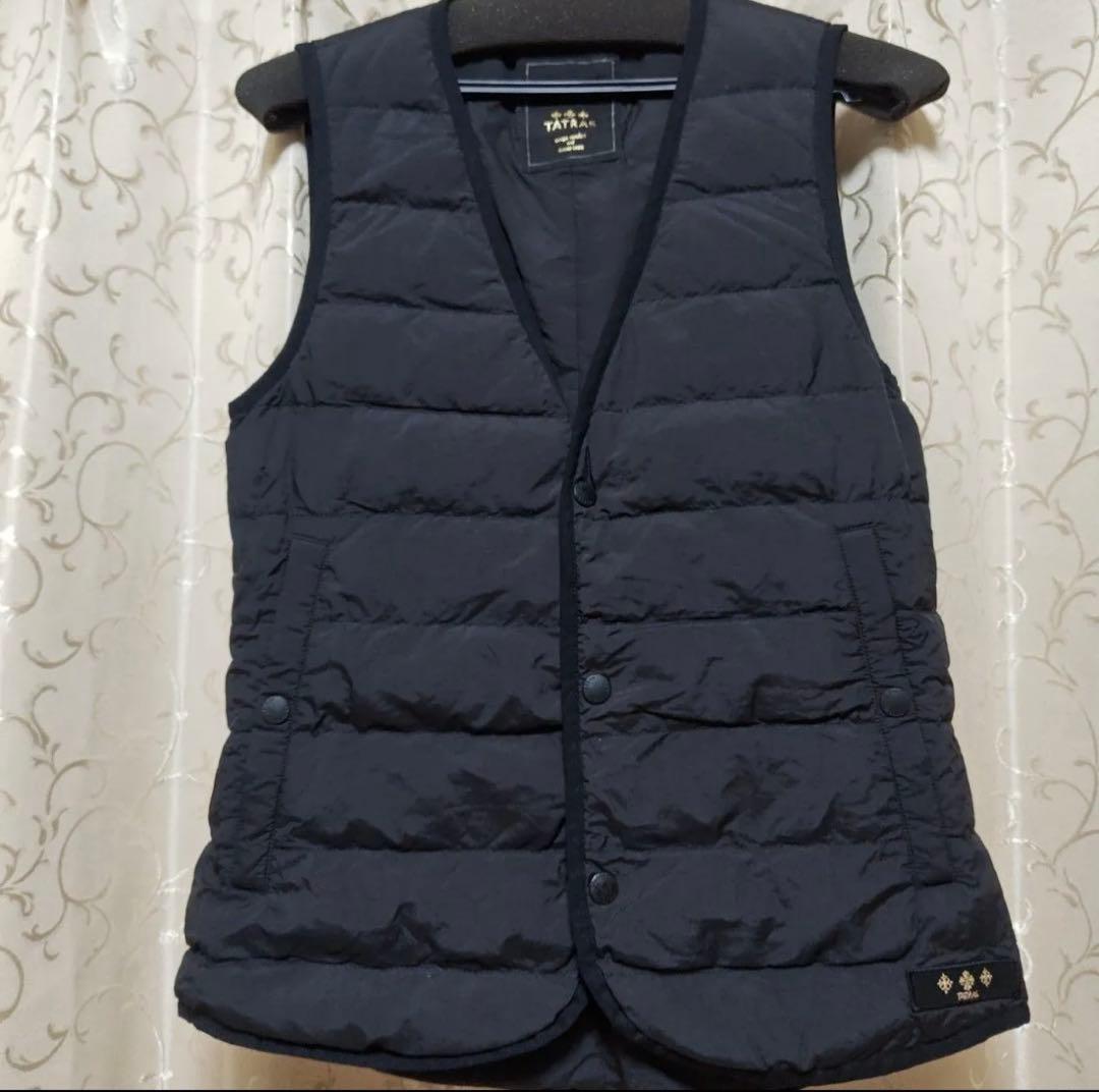 TATRAS 黒 ダウンベスト キルティング　サイズ01