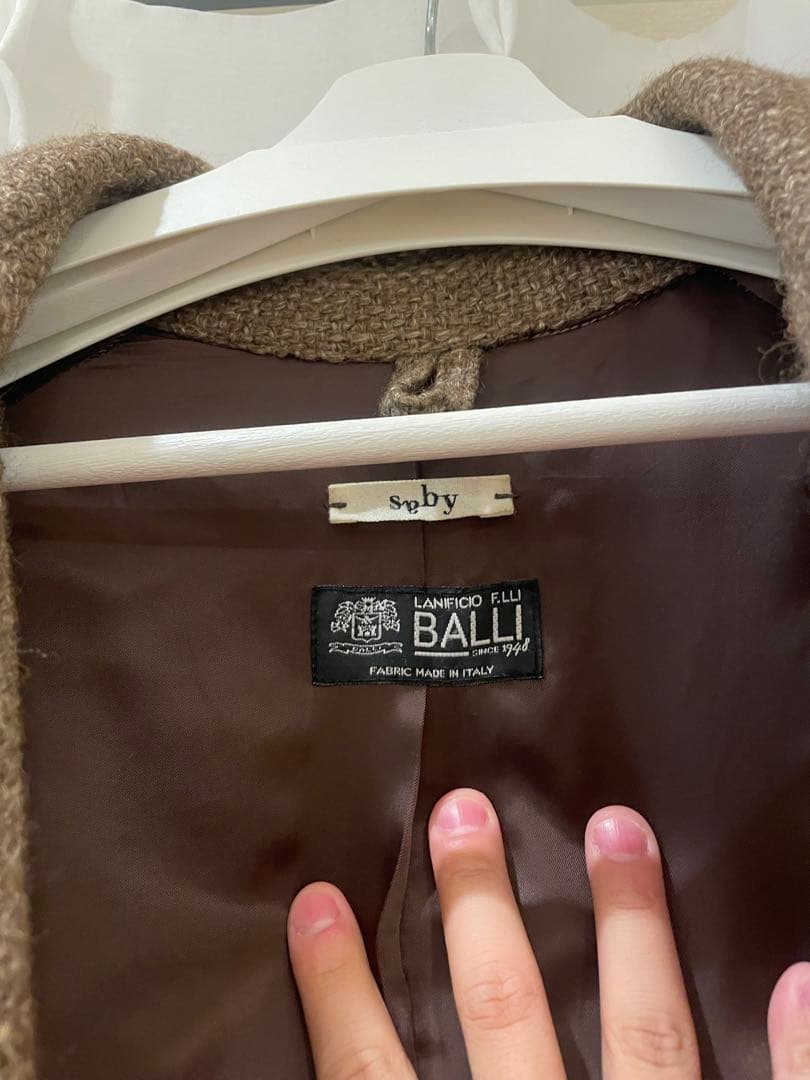 【激安】saby ダブルブレストコート