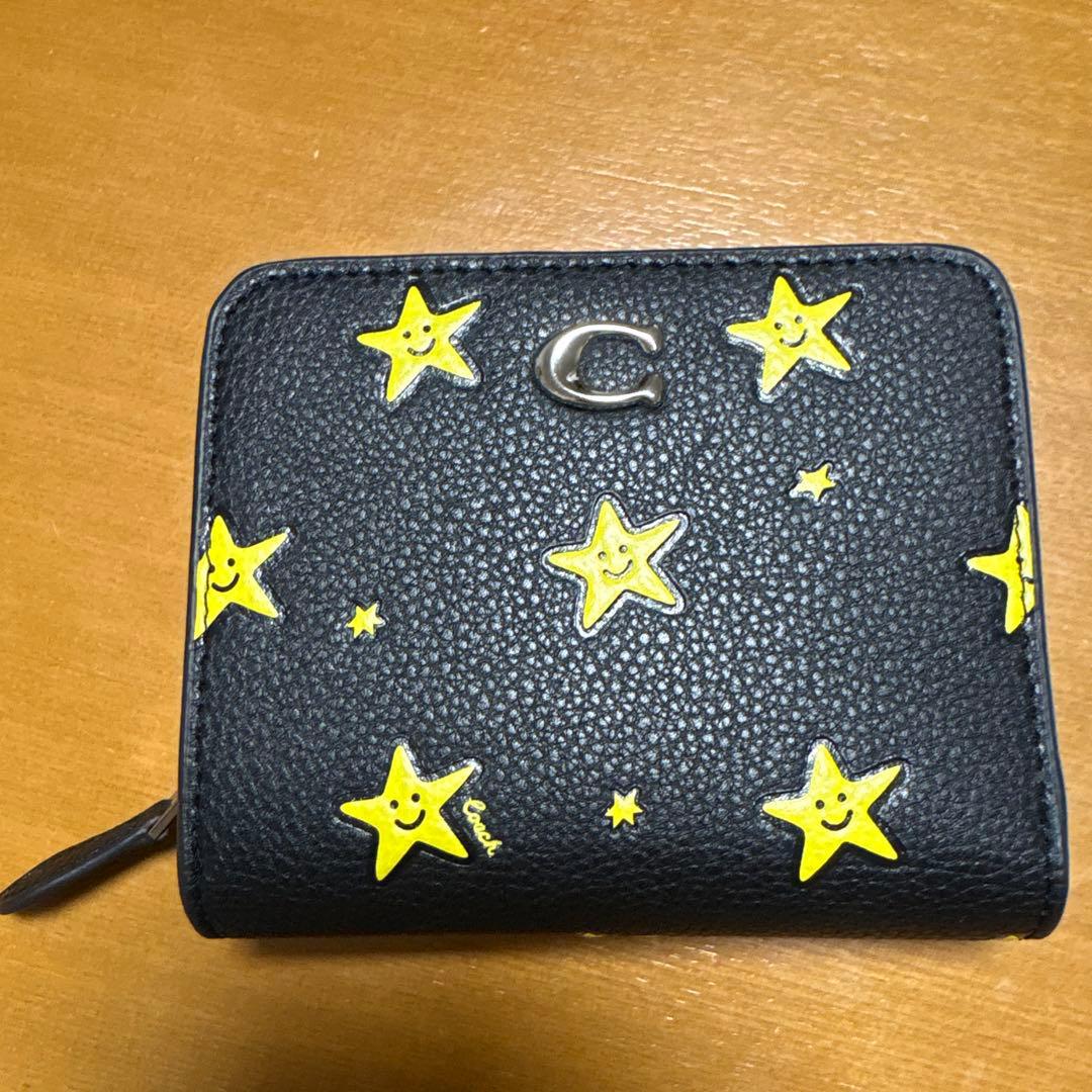COACH 星柄 スンミン 2つ折り財布