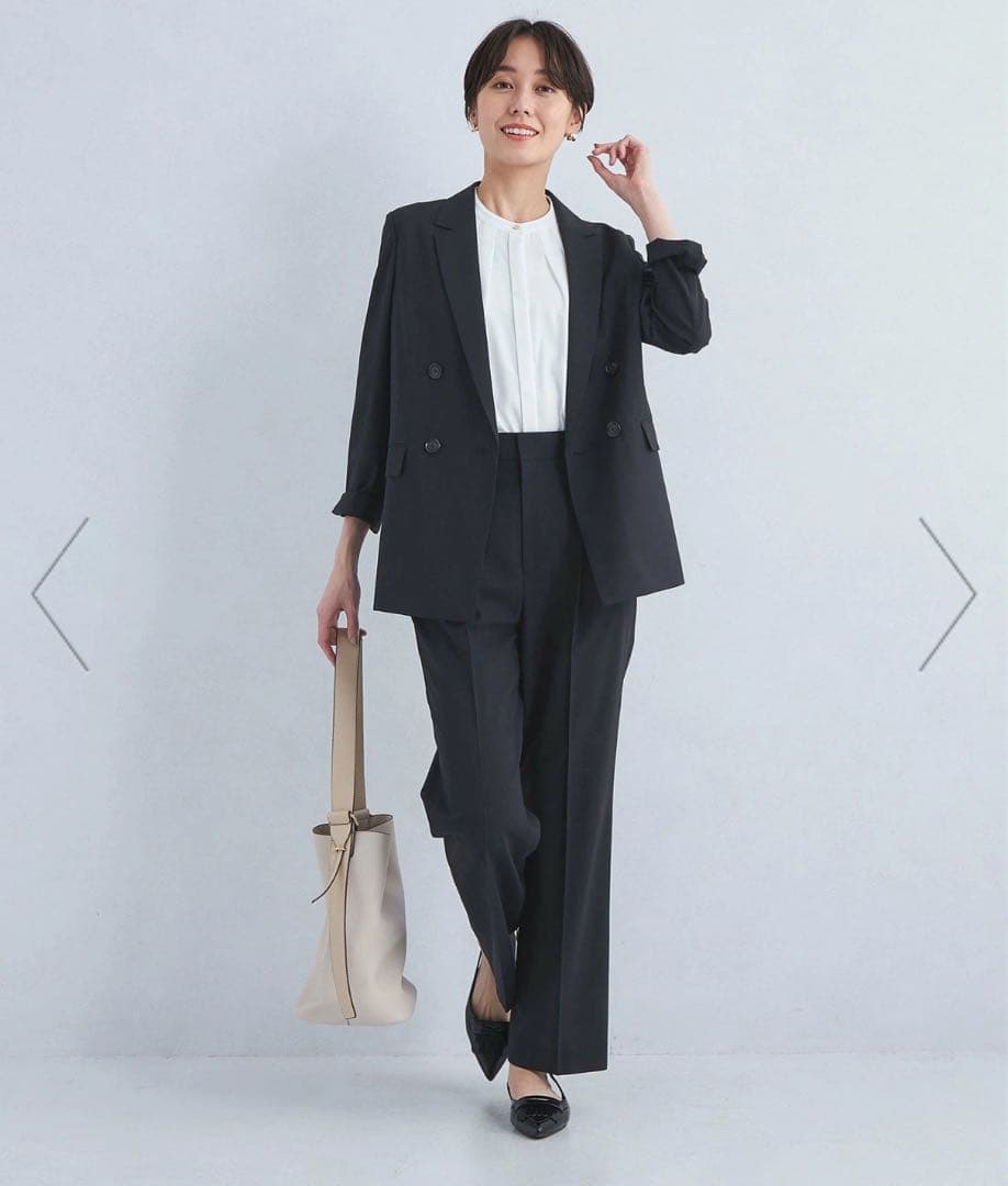 green label relaxing カチリラテーパード　セットアップ