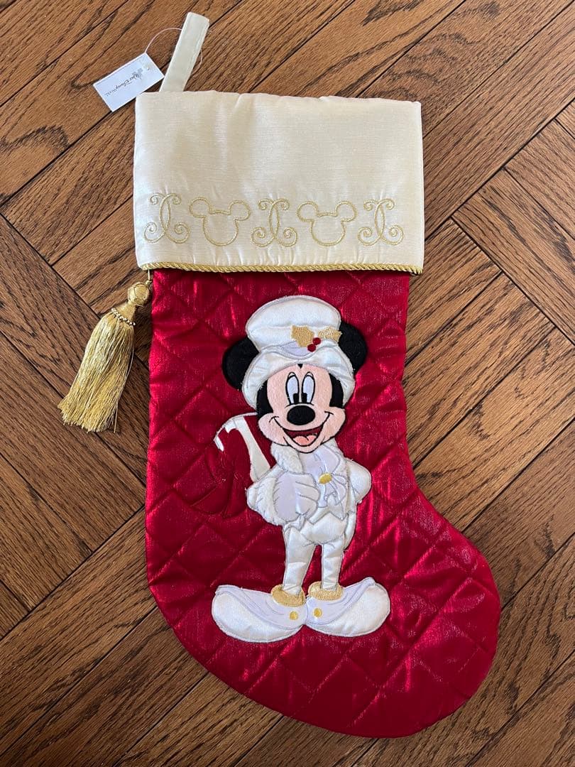 【ビッグサイズ】WDWミッキー・ミニー：クリスマス靴下