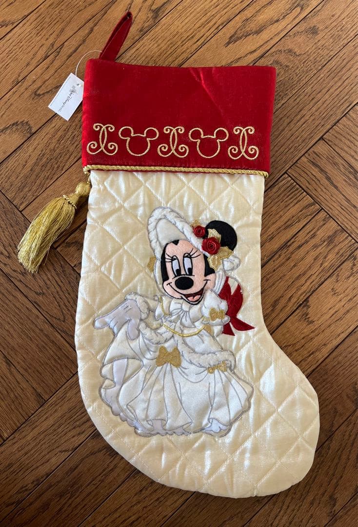 【ビッグサイズ】WDWミッキー・ミニー：クリスマス靴下