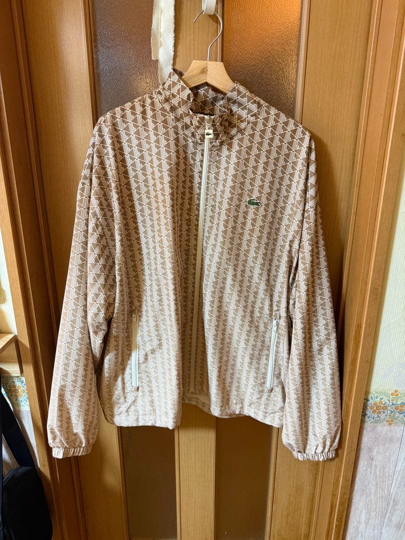 LACOSTE バックプリントモノグラムトラックジャケット