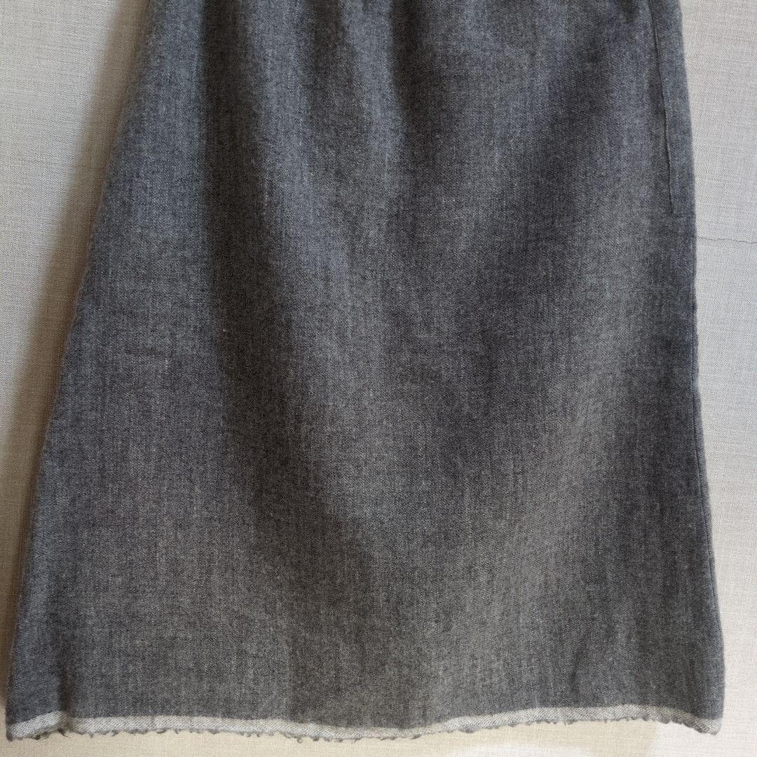 littleafa真砂三千代さんの麻とウ一ルのスカ一ト