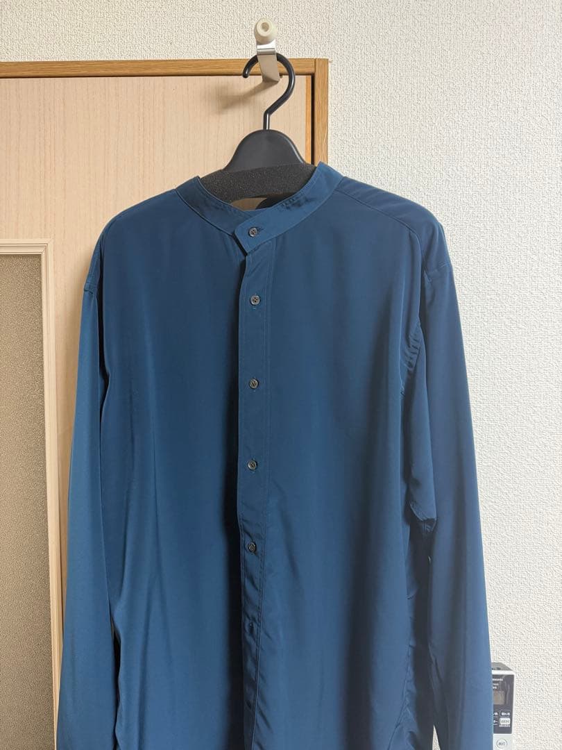 トップス RAINMAKER BAND COLLAR SHIRT