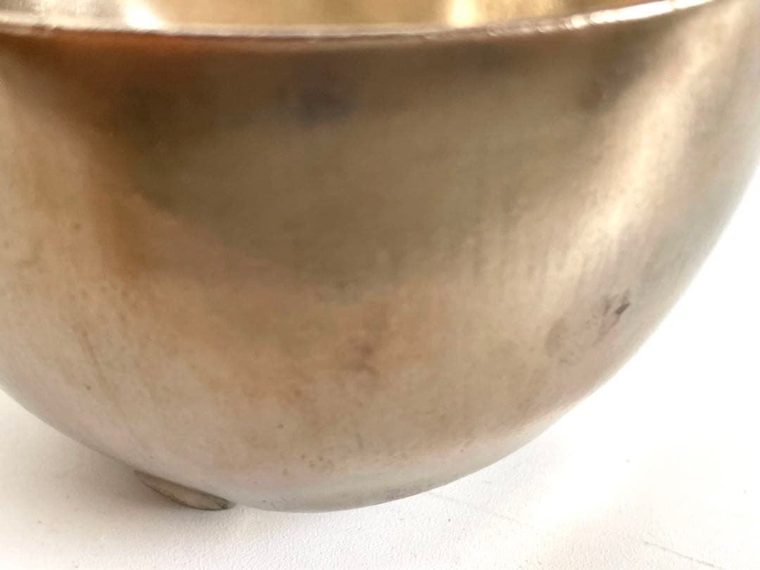 陶芸家　作家物　内田鋼一　プラチナ釉　碗　カップ　お碗　旅茶碗　人気作家　箱なし