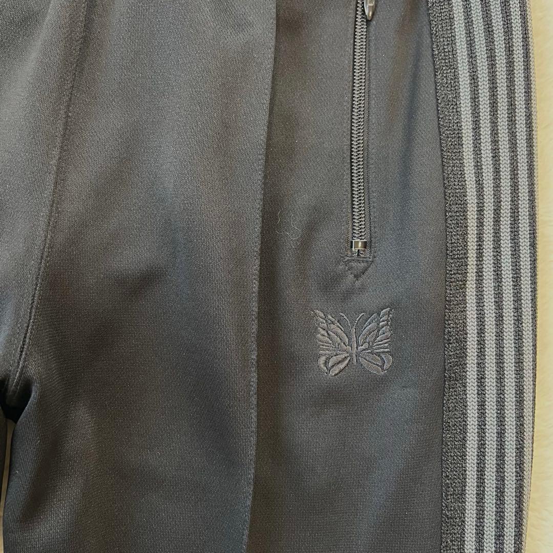 【極美品】Needles LHP別注 トラックパンツ ストレート XS 黒銀ラメ