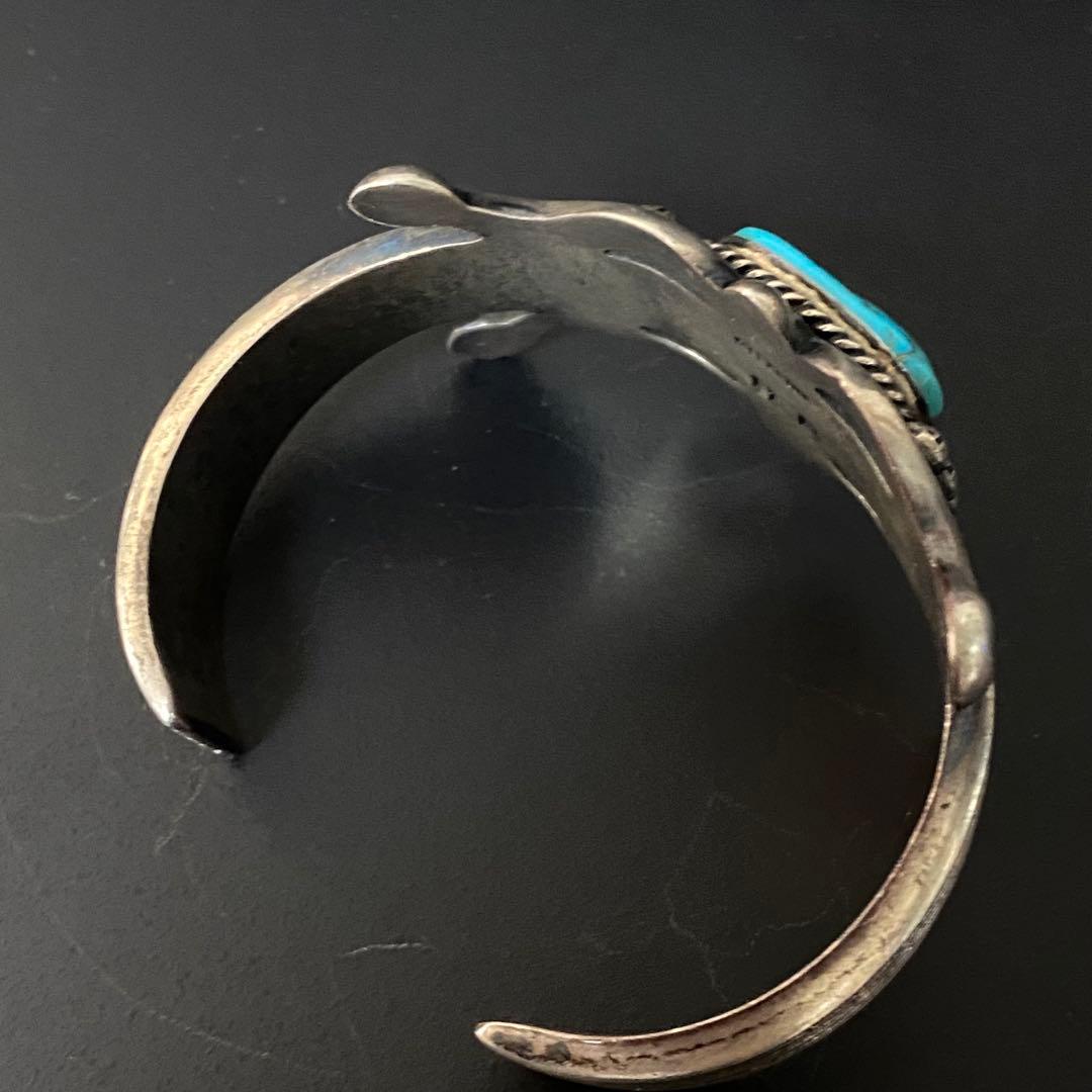 ターコイズ バングル ナバホ アメカジ トルコ石 ターコイズブルー シルバー