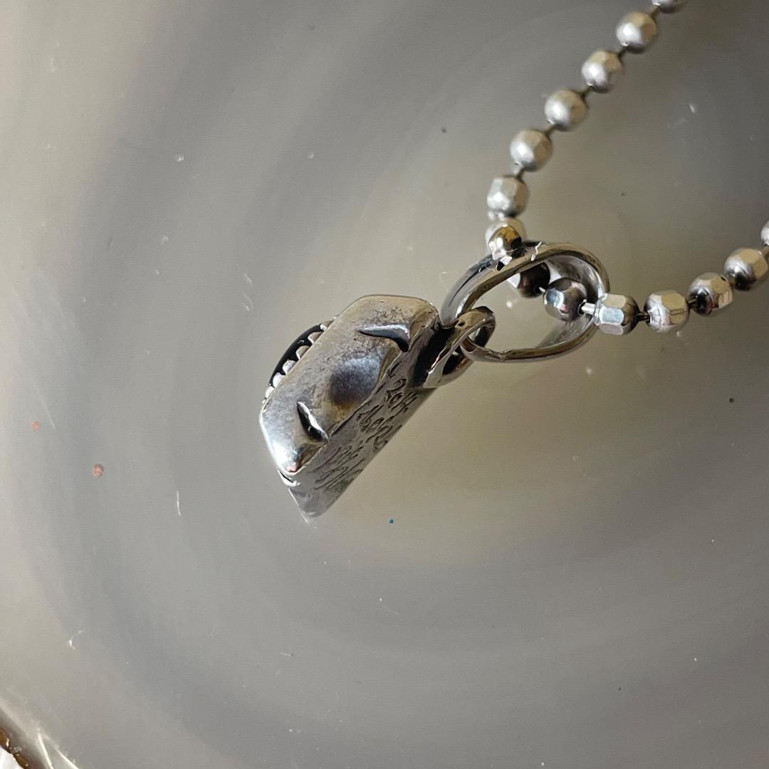 ✨ビィンテージ✨BIGHAND ビッグハンド シルバー925 ネックレス 黒石