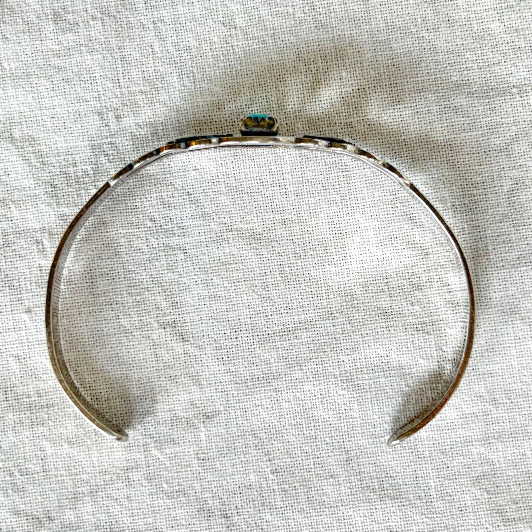 1940’s ヴィンテージ ナバホ バングル　ターコイズ　スターリングシルバー
