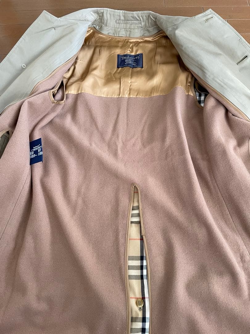 Burberrys ステンカラーコート カーキ　ライナー付き