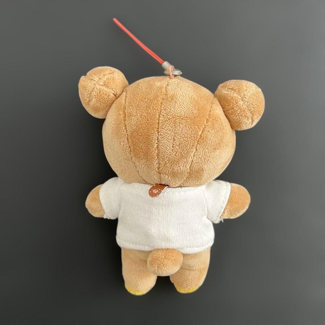 日*1様 リラックマ　コラボ ぬいぐるみストラップ　holiday 白