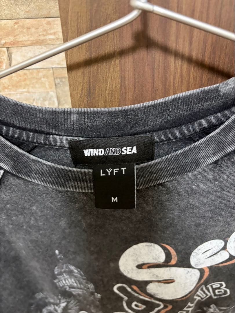 LYFT×WIND AND SEA コラボTシャツ　極美品　M
