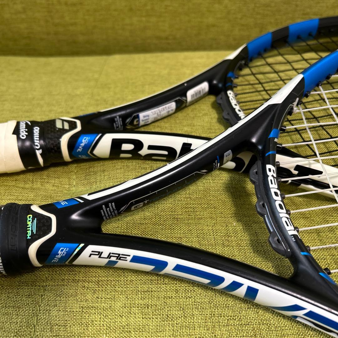 BabolaT PURE DRIVE バボラ　硬式テニスラケット　２本セット