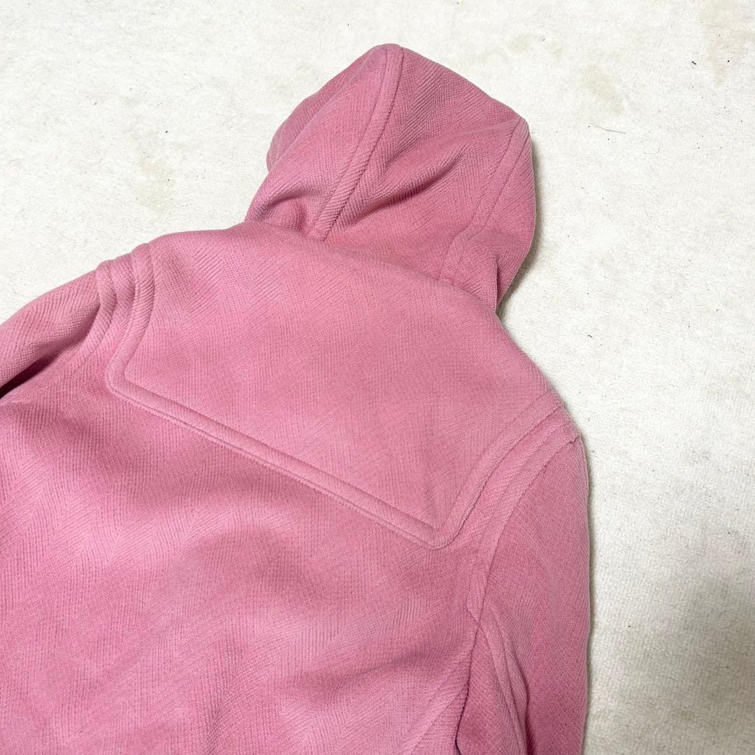 希少　オールドイングランド　ロングダッフルコート　ピンク　ヘリンボーン　ウール