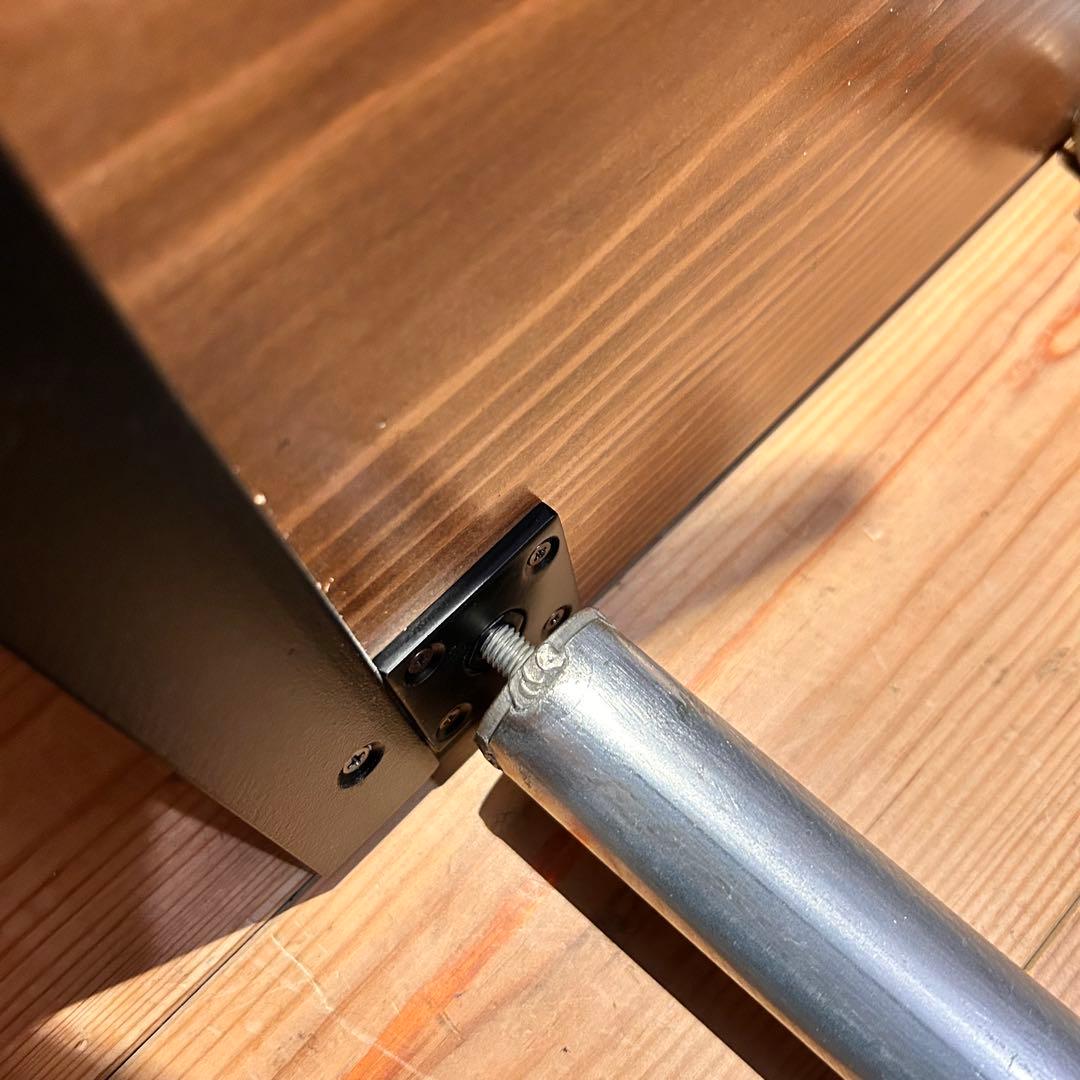 No.573 アイアンローテーブル コーヒーテーブル　リビングセンターテーブル