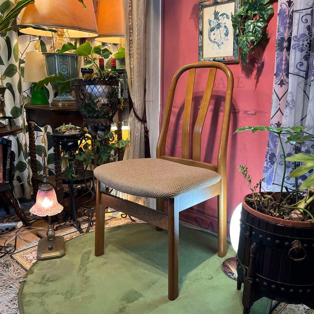 80’s ヴィンテージ 池田木工　北欧スタイル　ハイバックチェア