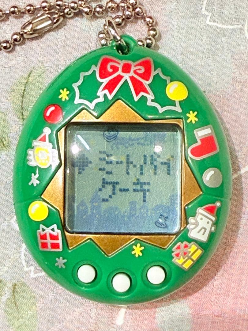 【動作確認済】サンタクロっちのたまごっち　緑