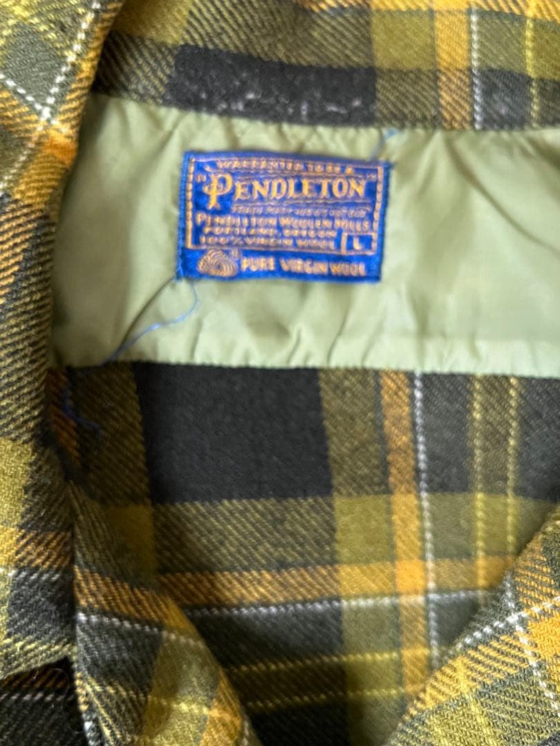 s*t様 Pendleton 純ウールネルシャツ L