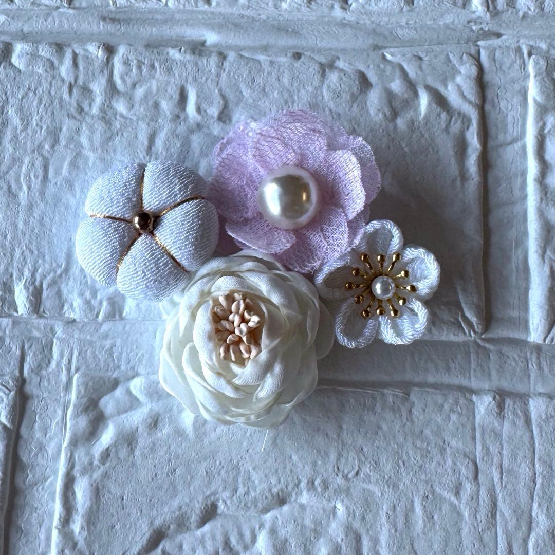 497 重ね衿　レース半衿・帯揚げ　正絹帯締め　マルチレース　豪華お飾り3点