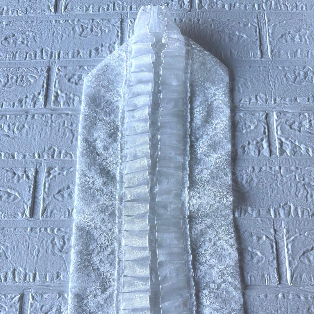 497 重ね衿　レース半衿・帯揚げ　正絹帯締め　マルチレース　豪華お飾り3点