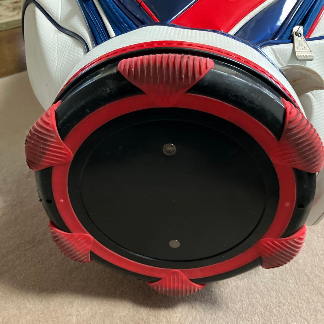 Le coq sportif ルコックスポルティフ　キャディバッグ　白