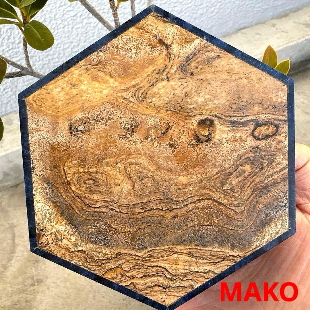 M1884☆インカローズ装飾箱820g☆天然石　原石☆N30704