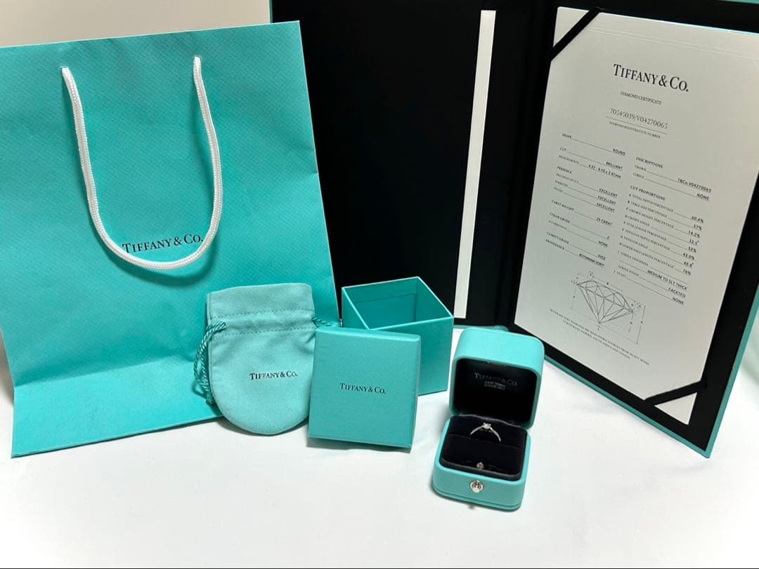【更に‼️お値下げしました⭐️】ティファニー ダイヤモンドリング