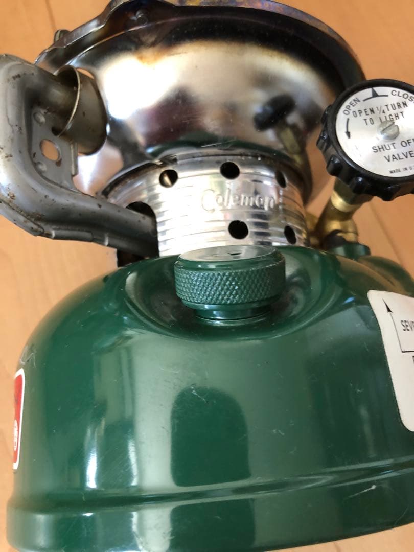 コールマン502 2レバー　ビンテージ　81年12月