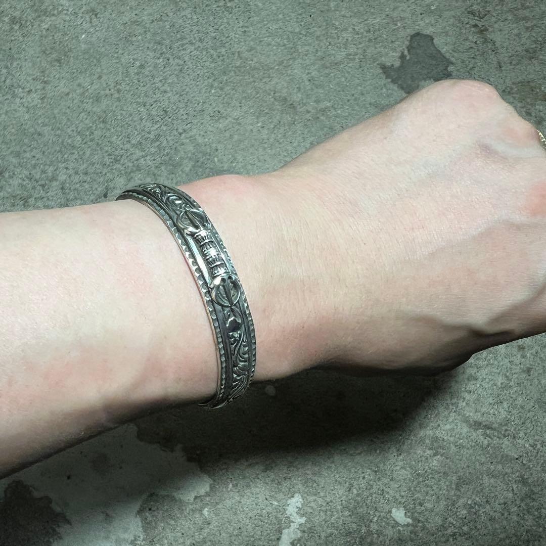 ZOCALO ソカロ ワイドアイビーバングル シルバー950 ドージェ ゴシック