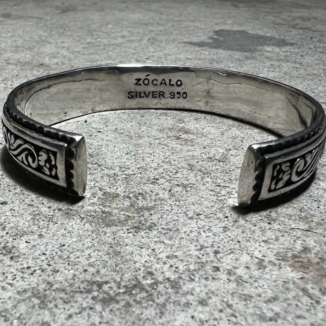 ZOCALO ソカロ ワイドアイビーバングル シルバー950 ドージェ ゴシック