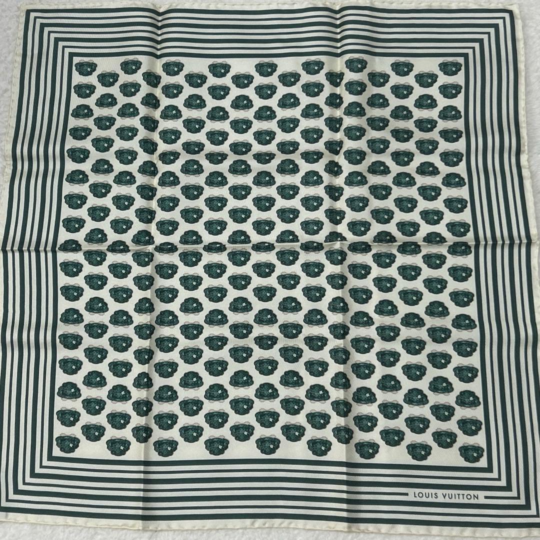 LOUIS VUITTON ルイヴィトンイタリア製シルクスカーフ廃盤未使用箱なし